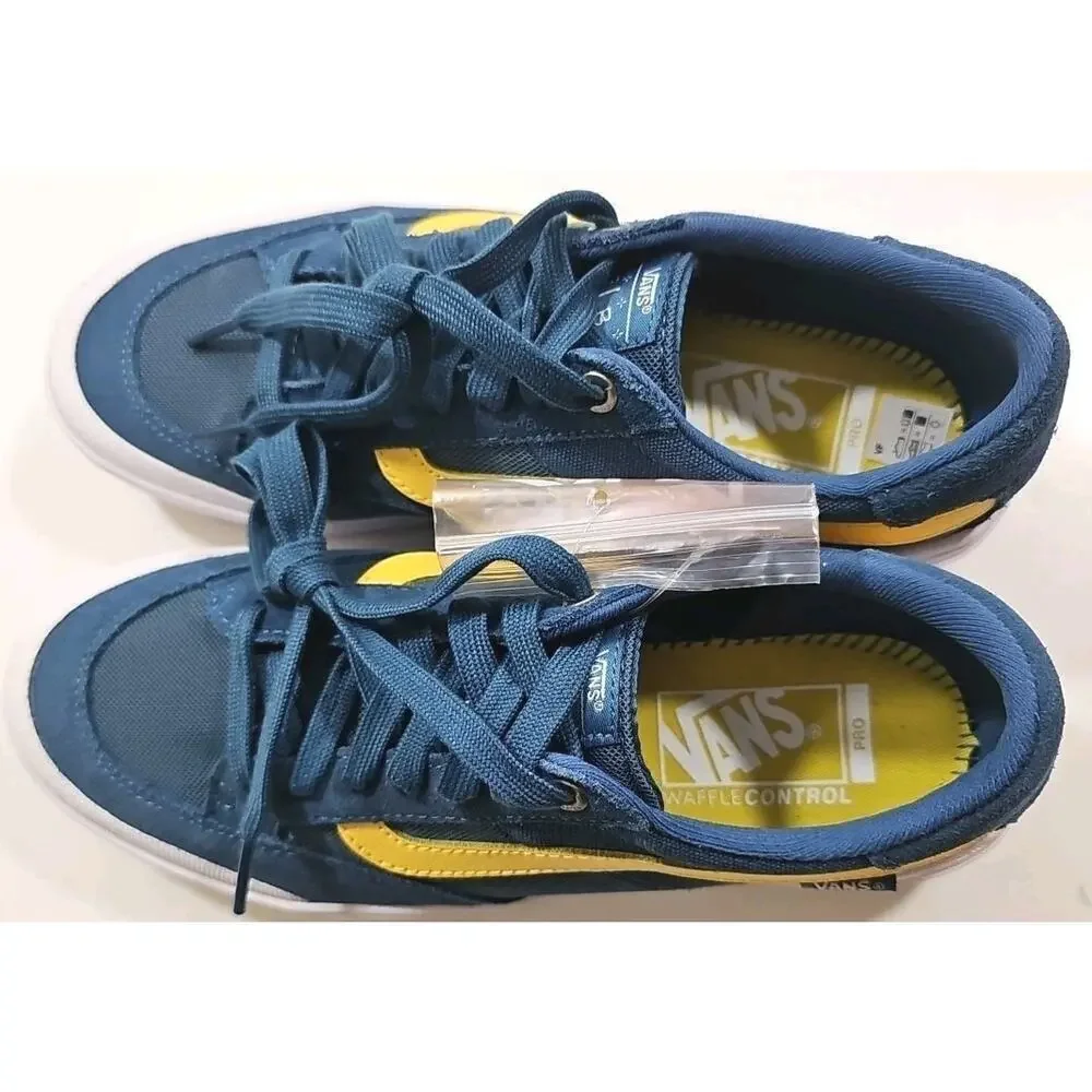 Vans ~Woman 8.5; Men's 7~ Stv. Navy Berie Pro Authentic Suede Canvas Sneakers.